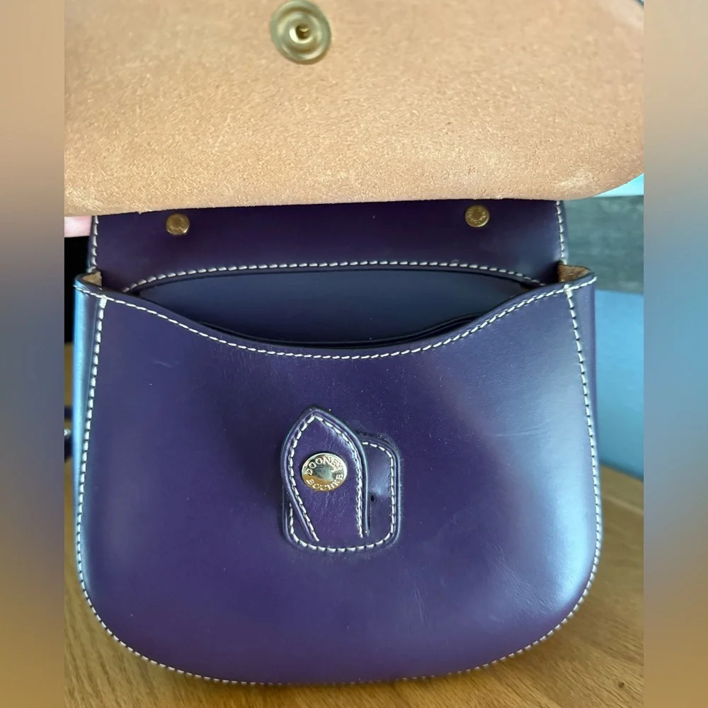 Dooney & Bourke Alto Collection Happy Bag Crossbody, Purple - Picture 8 of 9